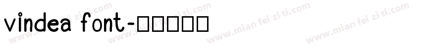 vindea font字体转换